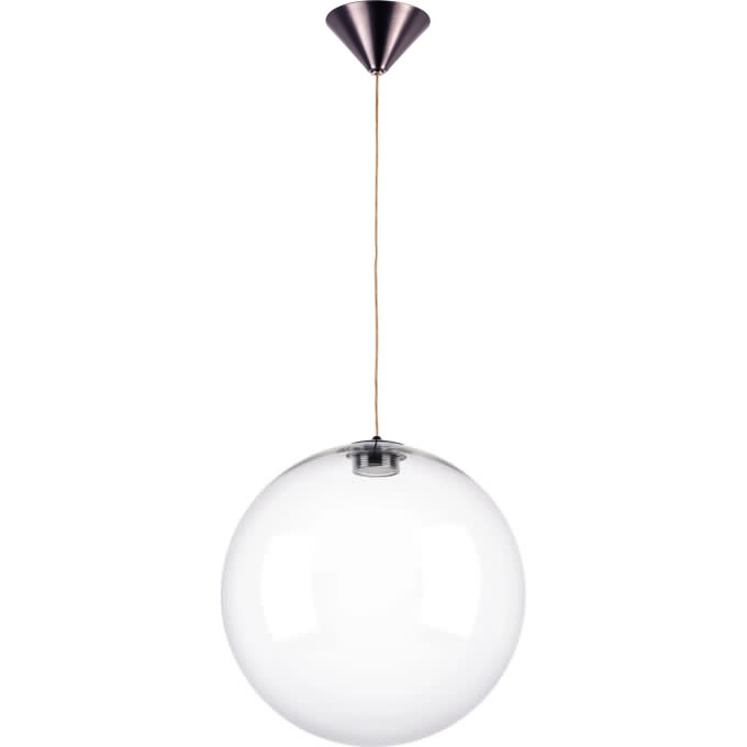 Люстра LIGHTSTAR SFERETTA 801020 LED 1х3W LM 3000K кофейный/прозрачный