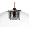 Люстра LIGHTSTAR SFERETTA 801030 LED 3х1,35W LM 3000K кофейный/прозрачный