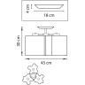 Люстра потолочная LIGHTSTAR Nubi 802033